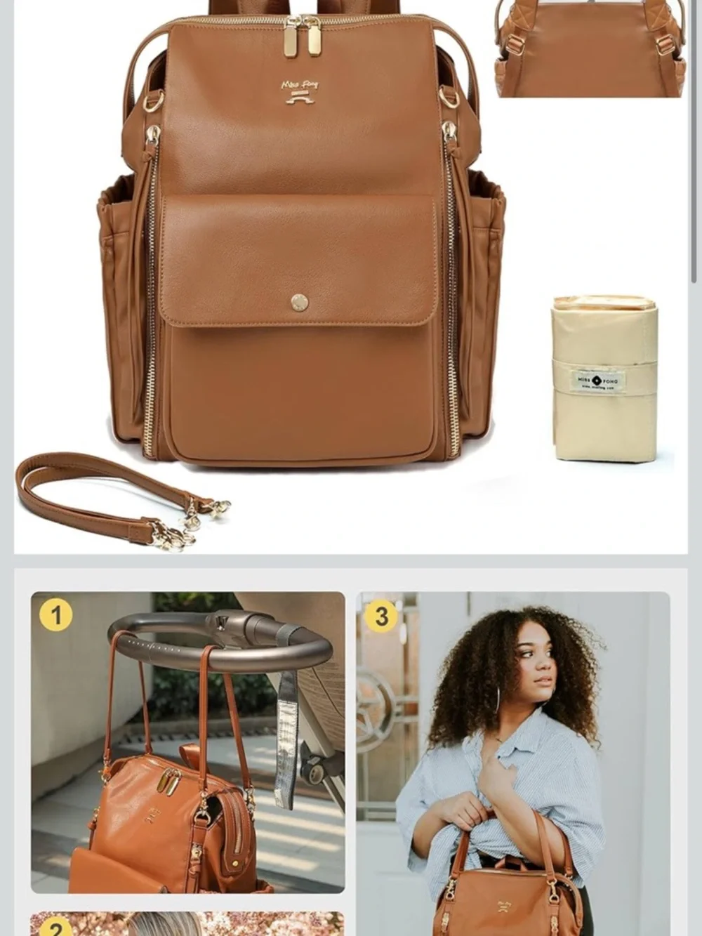 Miss Fong Diaper Bag